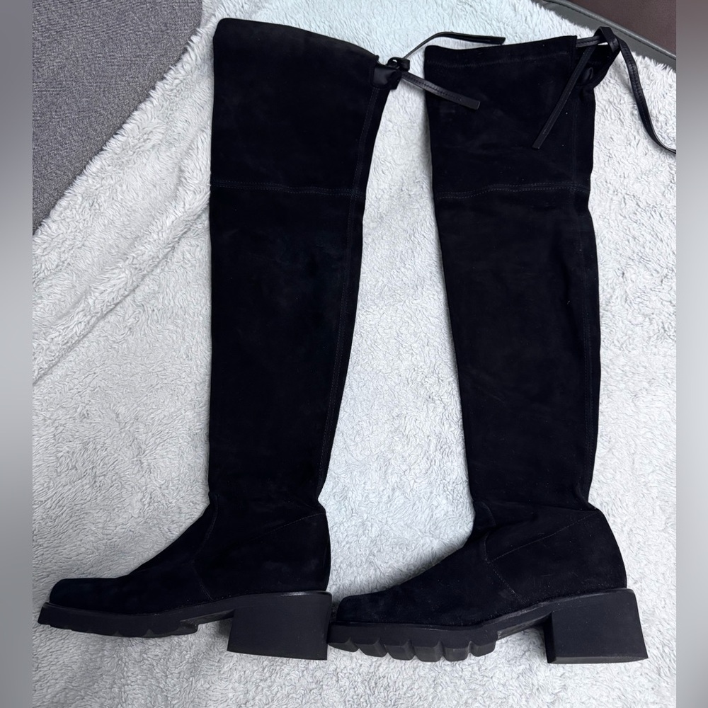 Stuart Weitzman Black Over-the-Knee Boots